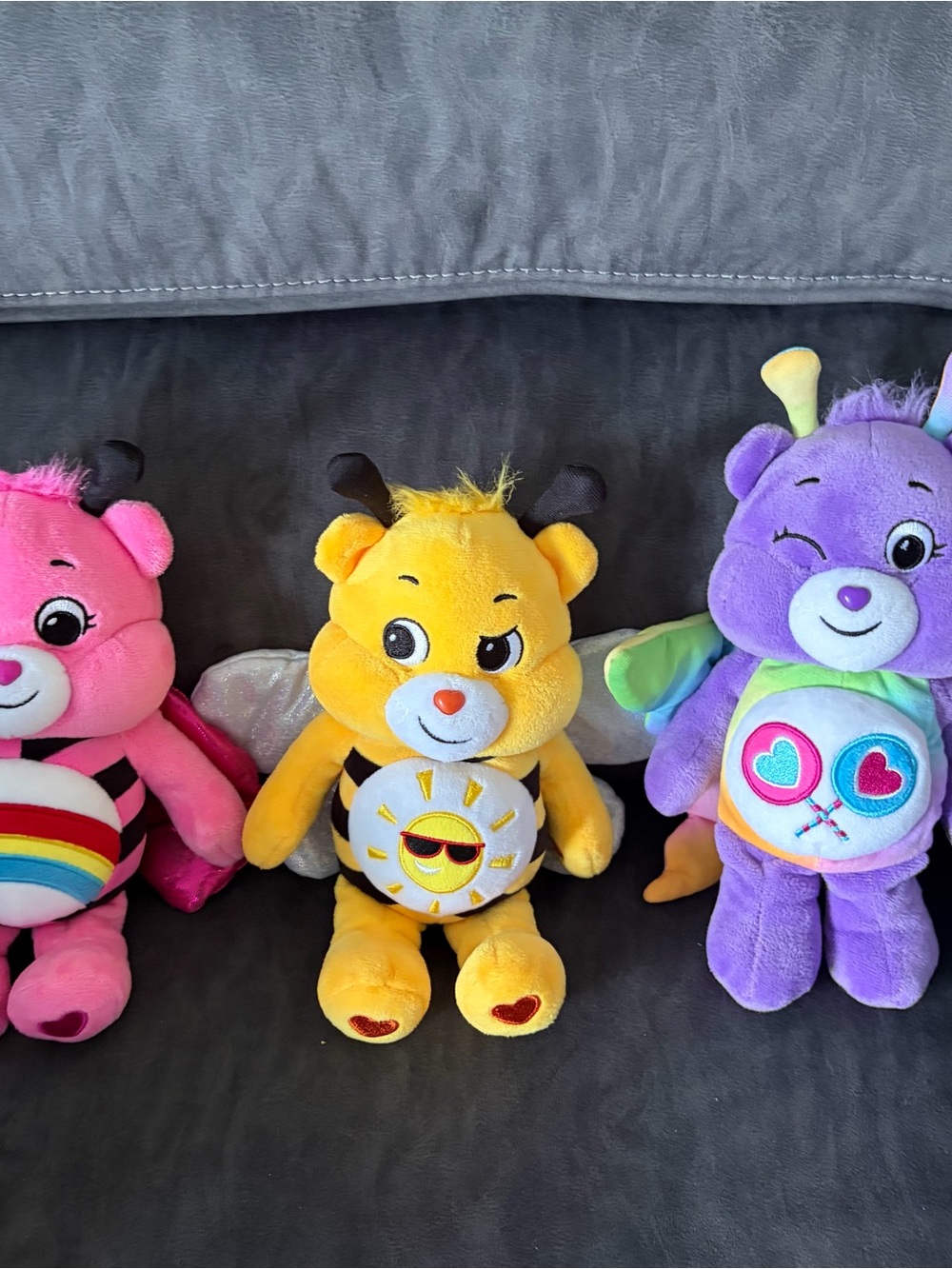 Yellow Bee Plush Toy with Sunny Face - Kids Plush